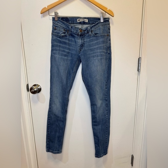 Levi’s women’s jeans 524 Too Superlow cut skinny jeans size 7 S/C - Picture 1 of 16